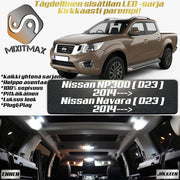 Nissan NP300 Navara (D23) Sisätilan LED -sarja ;x10