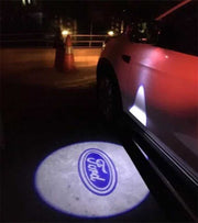 Ford logolliset projektorivalot peiliin ; 2kpl sarja (Neliskanttinen Malli)