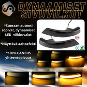 Ford  Dynaamiset LED peilien vilkut aaltoefektillä ; Tumma/Kirkas kotelo
