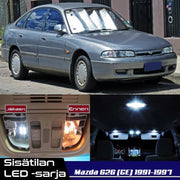Mazda 626 (GE) Sisätilan LED -sarja – 13 -osainen
