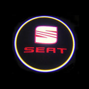 SEAT logolliset projektorivalot oviin ; 2kpl sarja