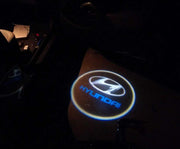 Hyundai logolliset projektorivalot oviin ; 2kpl sarja