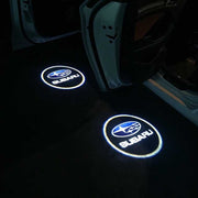 Subaru logolliset projektorivalot oviin ; 2kpl sarja