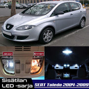 Seat Toledo (5P) Sisätilan LED -sarja – 11 -osainen