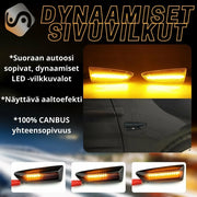 Opel Dynaamiset LED sivuvilkut aaltoefektillä ; Tumma/Kirkas kotelo