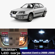 Hyundai Elantra (XD) Sisätilan LED -sarja – 6 -osainen