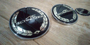 BMW AC Schnitzer Merkkisarjat / Konepelti + Takakontti + Ratti / 82mm & 74mm & 45mm