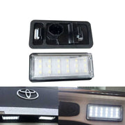 Lexus / Toyota Kirkkaat LED rekisterikilven valot ; 6000K valkoinen luksus sävy (2kpl sarja)
