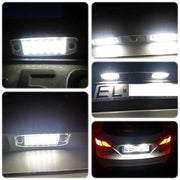 Hyundai / Kia Kirkkaat LED rekisterikilven valot ; 6000K valkoinen luksus sävy (2kpl sarja)