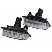 Nissan Kirkkaat LED rekisterikilven valot ; 6000K valkoinen luksus sävy (2kpl sarja)
