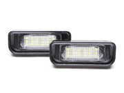 MB W220 Kirkkaat LED rekisterikilven valot ; 6000K valkoinen luksus sävy (2kpl sarja)