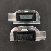 Mercedes W220/R230 logolliset projektorivalot oviin ; 2kpl sarja (Malli #10)