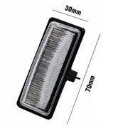 Nissan Kirkkaat LED rekisterikilven valot ; 6000K valkoinen luksus sävy (2kpl sarja)