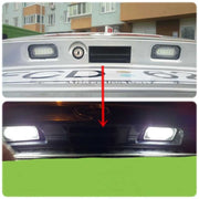 MB C W203 Kirkkaat LED rekisterikilven valot ; 6000K valkoinen luksus sävy (2kpl sarja)