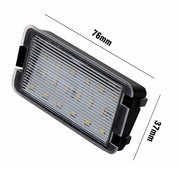 Seat Kirkkaat LED rekisterikilven valot ; 6000K valkoinen luksus sävy (2kpl sarja)