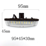 Toyota / Lexus Kirkkaat LED rekisterikilven valot ; 6000K valkoinen luksus sävy (2kpl sarja)