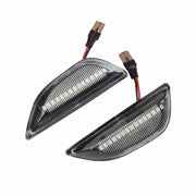 Opel Mokka / Chevy Trax Dynaamiset LED sivuvilkut aaltoefektillä ; Tumma/Kirkas kotelo