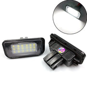 MB W220 Kirkkaat LED rekisterikilven valot ; 6000K valkoinen luksus sävy (2kpl sarja)