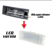 Alfa Romeo Kirkkaat LED rekisterikilven valot ; 6000K valkoinen luksus sävy (2kpl sarja)