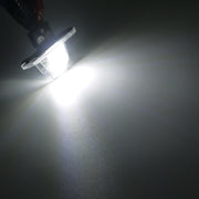 Volkswagen Kirkkaat LED rekisterikilven valot ; 6000K valkoinen luksus sävy (2kpl sarja)