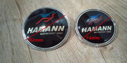 BMW Etu- ja takamerkit / Hamann värillinen / 82mm & 74mm