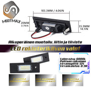 100% CANBUS LED valot, EI virehilmoitusta kojetaululle. Ei radiohäiriöitä – MixITMax Oy