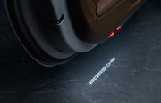 Porsche Cayenne logolliset projektorivalot oviin ; 2kpl sarja (MALLI #3)
