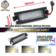 100% CANBUS LED valot, EI virehilmoitusta kojetaululle. Ei radiohäiriöitä – MixITMax Oy