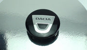 Dacia mustat vannekeskiöt ; 56mm (4kpl sarja)