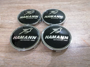 BMW vanteiden keskikupit / HAMANN musta / 68mm (4kpl sarja)