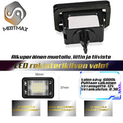 Luksus look autollesi. Päivitä nykyaikaan helposti ja nopeasti! LUXAUTO lisävaruste, jolla saat autoosi nykyaikaisen lookin. LED rekisterikilven valot VAIVATTA – MixITMax Oy