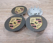Porsche vannekeskiöt / Kulta-Harmaat / 75mm (4kpl sarja)