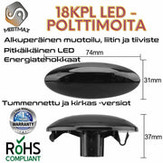 Toyota Dynaamiset LED vilkkuvalot aaltoefektilä ; Tumma/Kirkas kotelo (2kpl sarja)