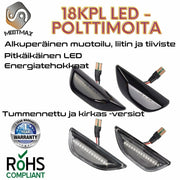 Opel Mokka / Chevy Trax Dynaamiset LED sivuvilkut aaltoefektillä ; Tumma/Kirkas kotelo (2kpl sarja)