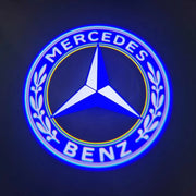 Mercedes-Benz W222 logolliset projektorivalot oviin ; 2kpl sarja (MALLI #9)