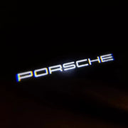 Porsche logolliset projektorivalot oviin ; 2kpl sarja (MALLI #2)