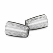 Citroen / Peugeot Dynaamiset LED sivuvilkut aaltoefektillä ; Tumma/Kirkas kotelo
