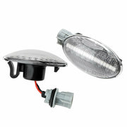 Opel Agila / Fiat Sedici Dynaamiset LED sivuvilkut aaltoefektillä ; Tumma/Kirkas kotelo