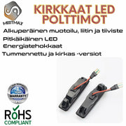BMW 5 (E39) Dynaamiset LED vilkkuvalot aaltoefektillä ; Tumma/Kirkas kotelo