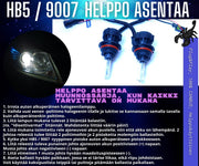 HB5 / 9007 Xenon muunnossarja 6000K ; 35W - 3200lm (Black Scorpion)