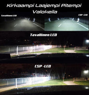 LED Sumuvalot 36W 6000K (Valkoinen) CSP EI CANBUS (2kpl sarja)