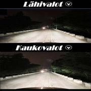 LED Kaukovalot 6400lm 6000K (Valkoiset) CSP (2kpl sarja)