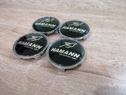 BMW vanteiden keskikupit / HAMANN musta / 68mm (4kpl sarja)