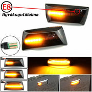 Opel Dynaamiset LED aaltoefekti sivuvilkut ; Tumma/Kirkas (2kpl sarja)