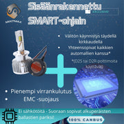 D2S / D2R LED Ajovalot ;8200lm TEHOPOLTTIMOT; 6000K Valkoinen Valo (2kpl sarja)