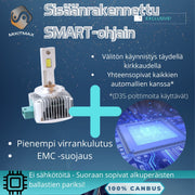 D3S LED Ajovalot ;8200lm TEHOPOLTTIMOT; 6000K Valkoinen Valo (2kpl sarja)