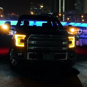 Ford F-150 (P552) Dynaamiset LED peilien vilkut aaltoefektillä; Kirkas/Tumma kotelo (2kpl sarja)