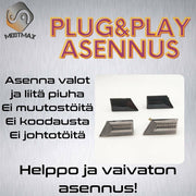 Opel Vectra C / Signum Dynaamiset LED sivuvilkut aaltoefektillä ; Tumma/Kirkas kotelo (2kpl sarja)