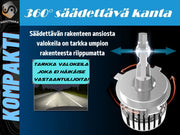 H8 / H9 / H11 LED Ajovalot ;6000lm TEHOPOLTTIMOT; 360° Säätö (2kpl sarja)