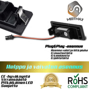 SELVÄ ERO – MixITMax Oy LED -valot tehokkaammat, tyylikkäämmät, pitkäikäisemmät rekkarivalot. Laatua yksityiskohdissa. Halogen vs LED rekkari polttimot – MixITMax Oy